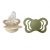 BIBS Soother Couture Olive / Vanilla Silicone 6-36 kk, 2 kpl.