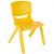 BIECO Lasten tuoli, muovi, keltainen