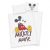 HERDING Vuodevaatteet Disney’s Mickey Mouse vaaleanharmaa 100 x 135 cm