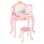 KidKraft® Kampauspöytä ja tuoli, prinsessa
