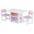 KidKraft® Pöytä ja kaksi tuolia, sydän, valkoinen/vaaleanpunainen