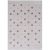 LIVONE Matto Happy Rugs Confetti hopeanharmaa / vaaleanpunainen, 120 x 180 cm