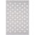 LIVONE Matto Happy Rugs Confetti hopeanharmaa / valkoinen, 160 x 230 cm