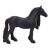 Mojo Horse s Leluhevonen friisiläinen ori musta