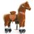 PonyCycle ® Ruskea, jossa on white sorkka horse
