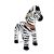 PonyCycle ® Zebra jarrulla – suuri