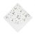 Sterntaler Hupullinen kylpypyyhe Jersey Emmi valkoinen 80 x 80 cm