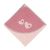Sterntaler Hupullinen kylpypyyhe Mabel pehmeä vaaleanpunainen 100 x 100 cm