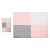 Ullenboom Vuodevaatesetti 135 x 100 cm + 40 x 60 cm vaaleanpunainen/harmaa